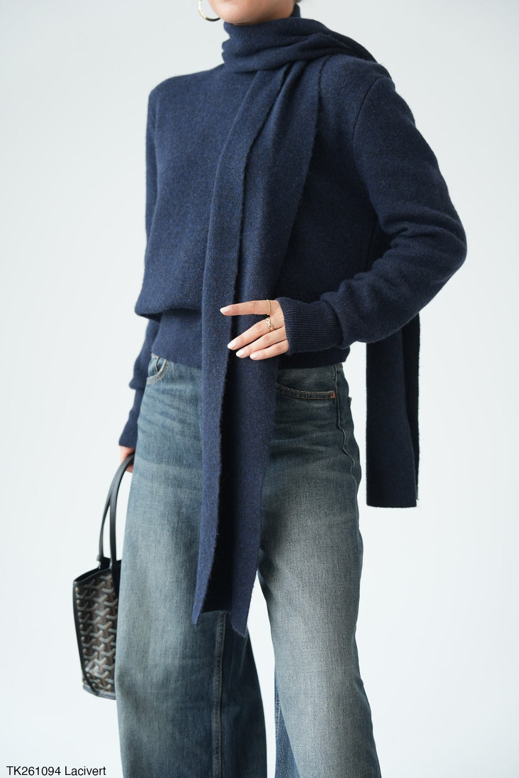 Soft Knit Pullover & Scarf Set