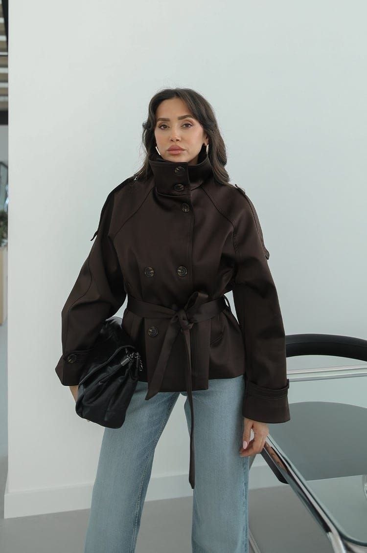 The Structured Belted Trench Jacket