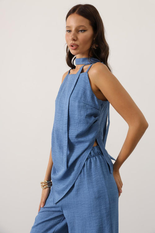 Chic Sleeveless Coordinated Set
