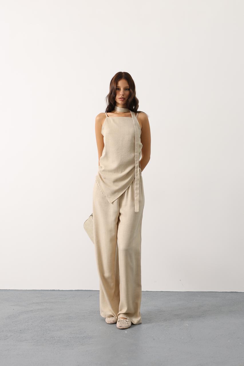 Chic Sleeveless Coordinated Set