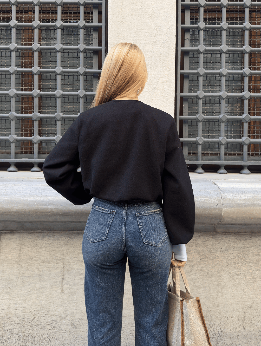 Minimal Zip-Up Bomber Jacket
