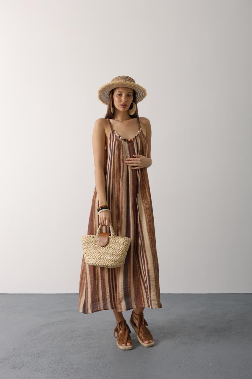 Mediterranean Muse Maxi Dress