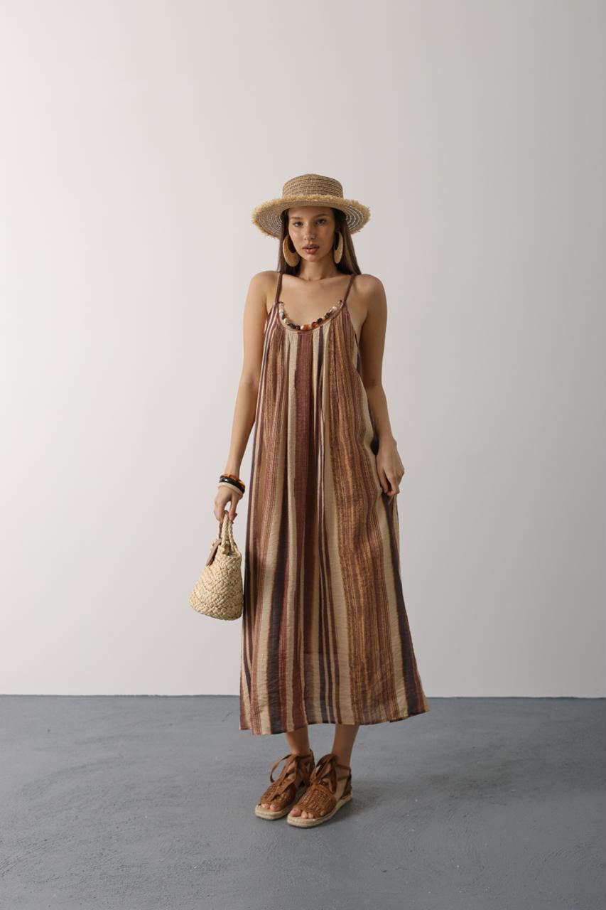 Mediterranean Muse Maxi Dress