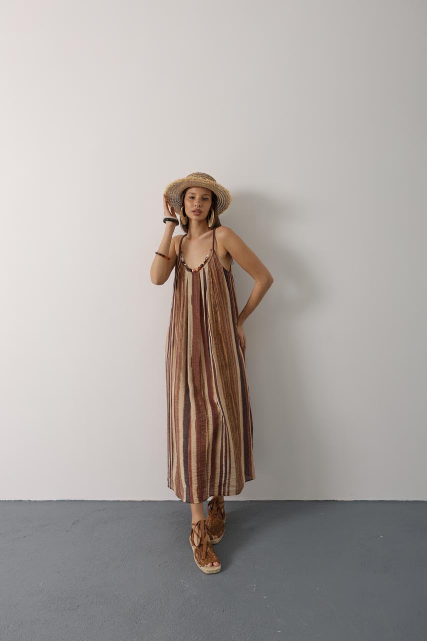 Mediterranean Muse Maxi Dress