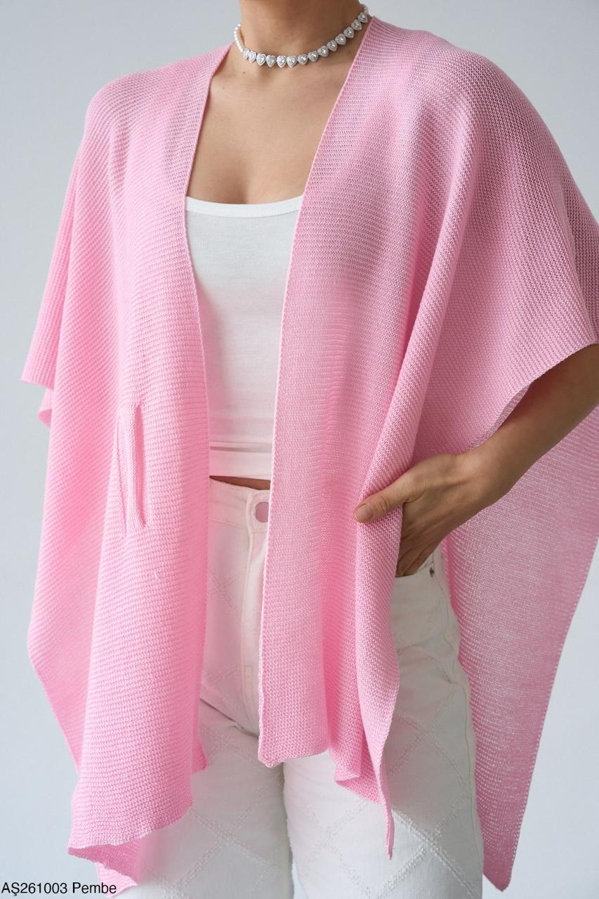 Elegant Draped Knit Shawl