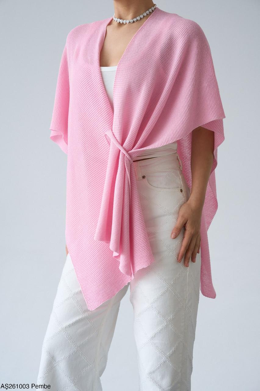 Elegant Draped Knit Shawl