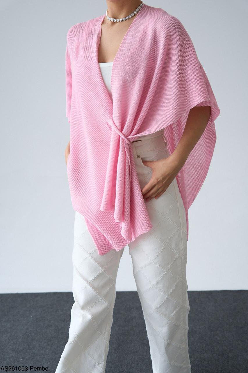 Elegant Draped Knit Shawl