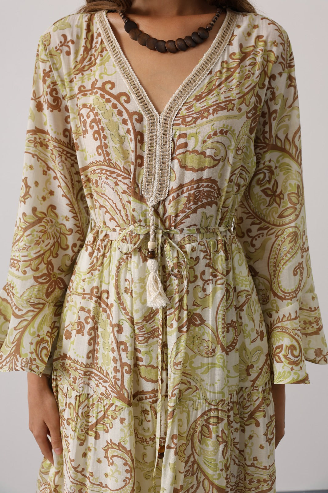 The Celestine Paisley Dress