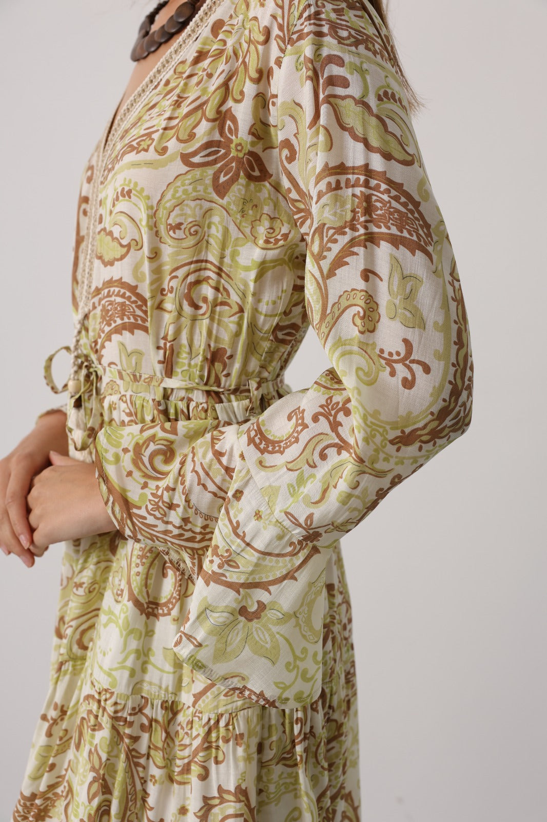 The Celestine Paisley Dress