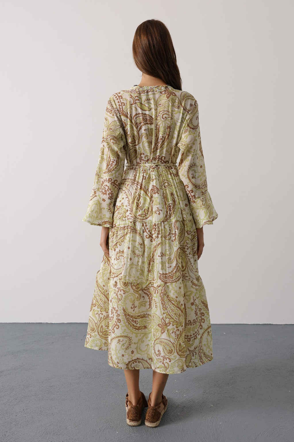 The Celestine Paisley Dress