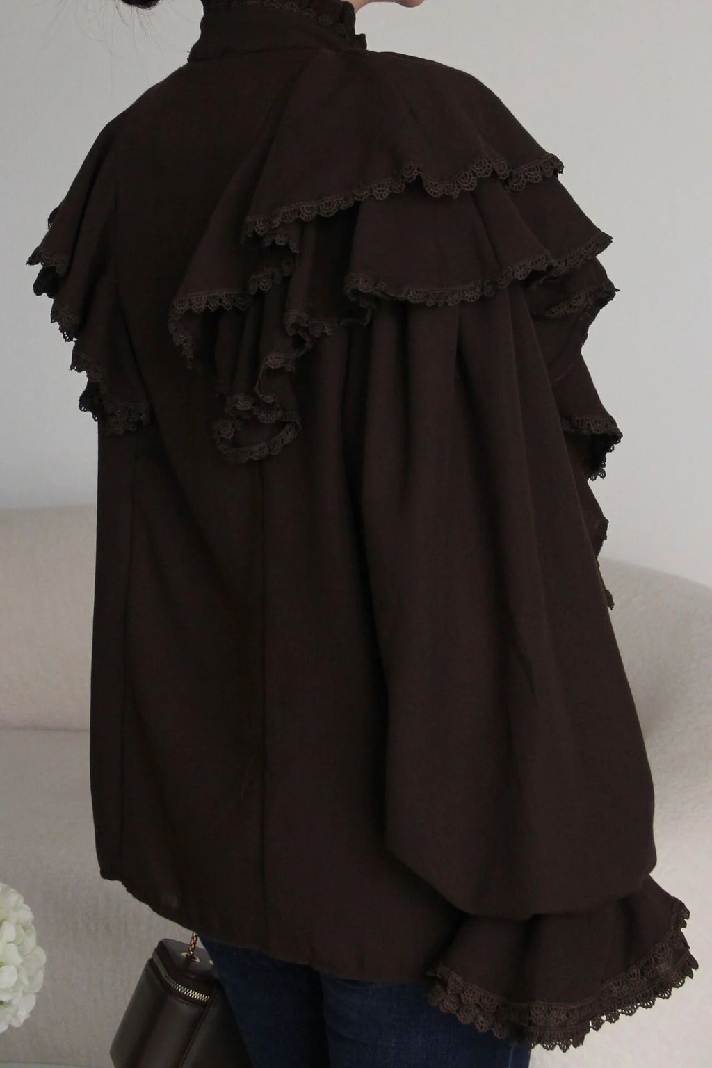 Lace Ruffle Shirt