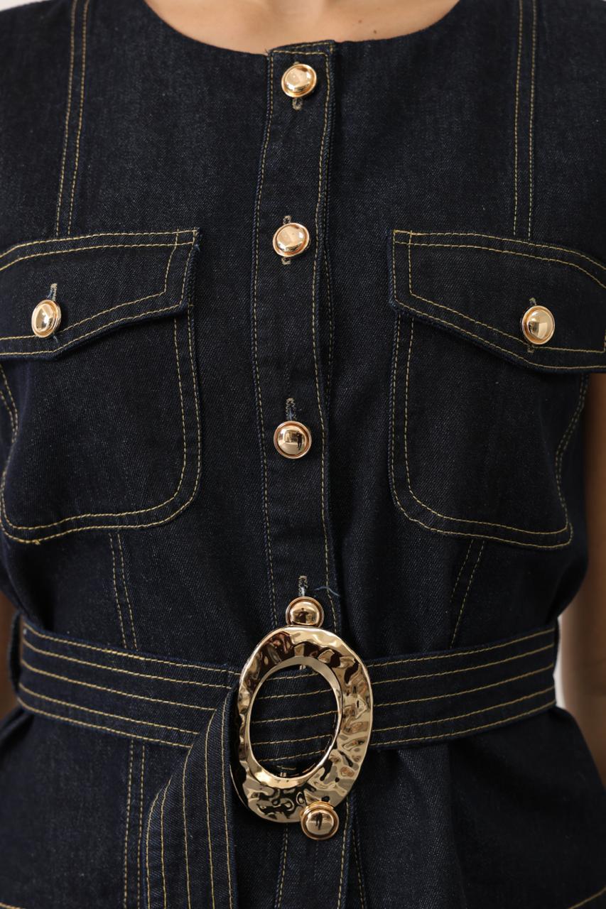 Structured Denim Set