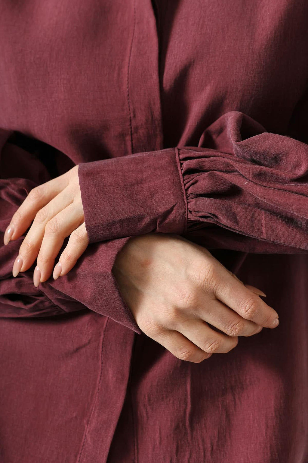 Oversized Puff-Sleeve chemise