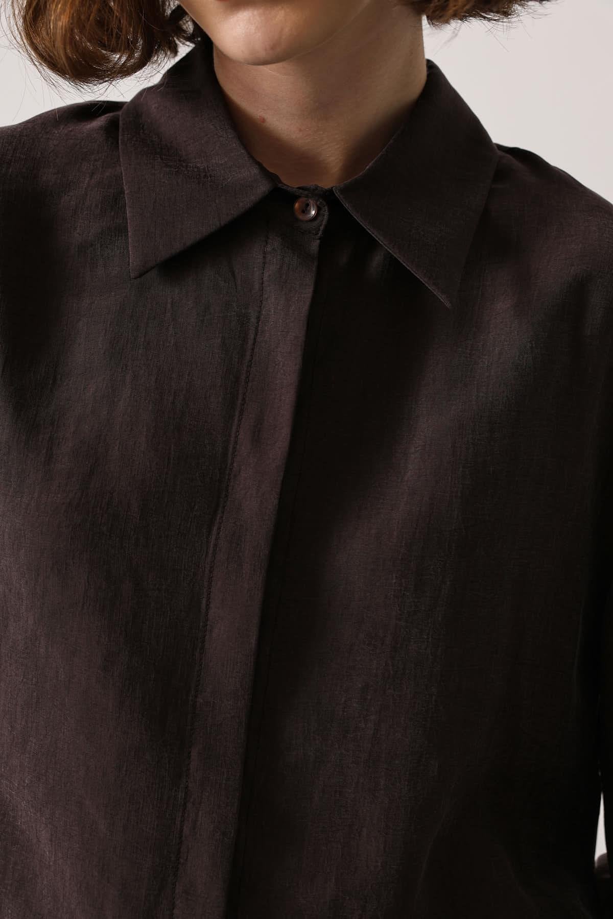 Oversized Puff-Sleeve chemise