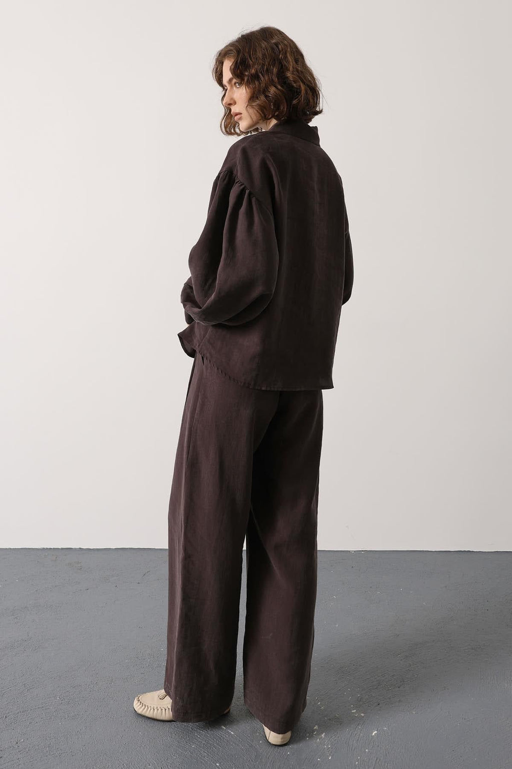 Oversized Puff-Sleeve chemise
