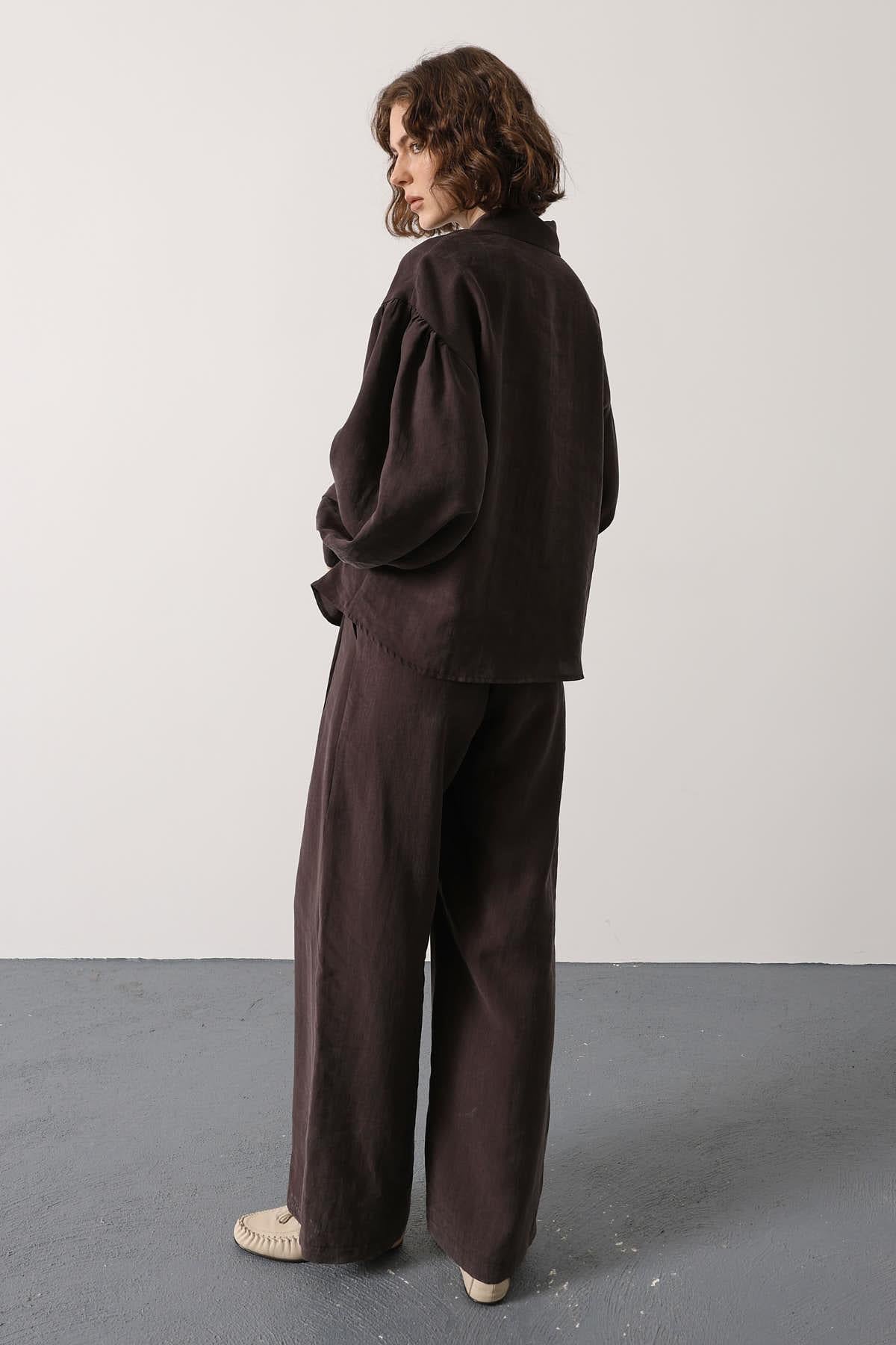 Oversized Puff-Sleeve chemise